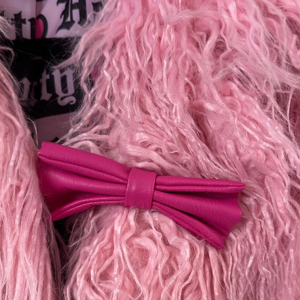 Dolls Kill Pink Teddy Jacket - Picture 3 of 13